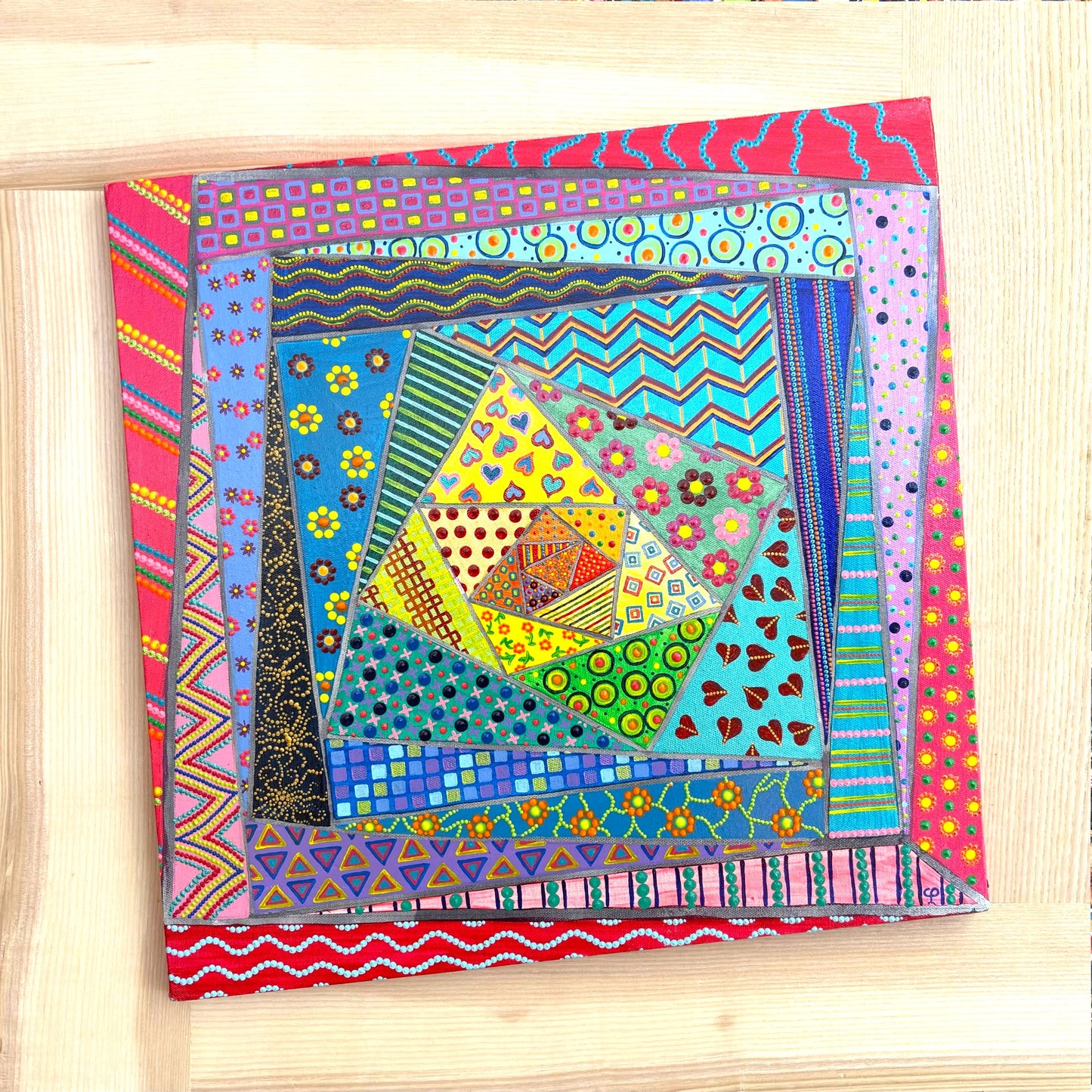 "Carrément spirale" artwork by Caroline Pons