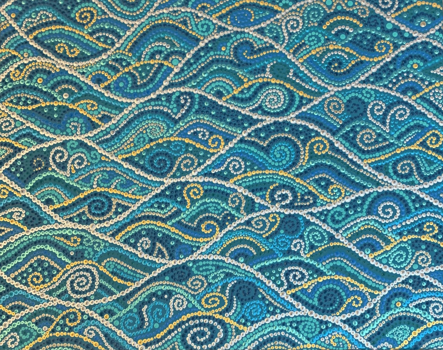 "Chant des vagues" artwork by Caroline Pons