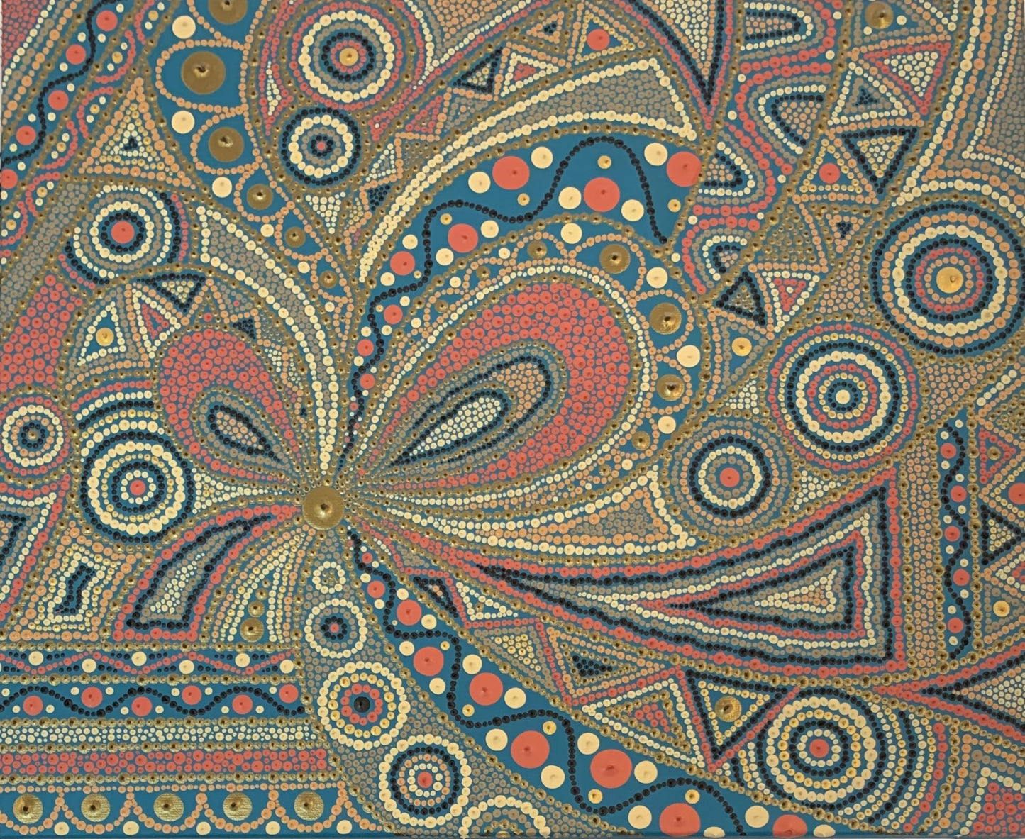 Dentelle d'or et de corail