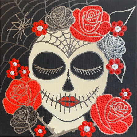 "La Dame aux Roses" Artwork by Caroline Pons