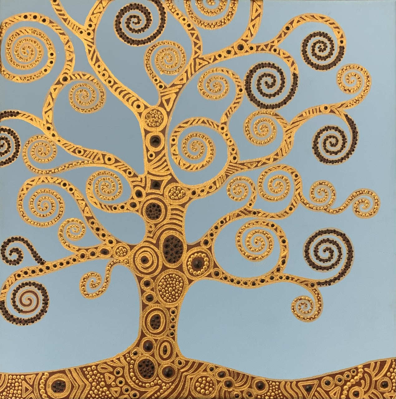 "Arbre de lumière" artwork by Caroline Pons
