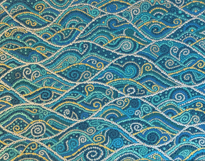 "Chant des vagues" artwork by Caroline Pons