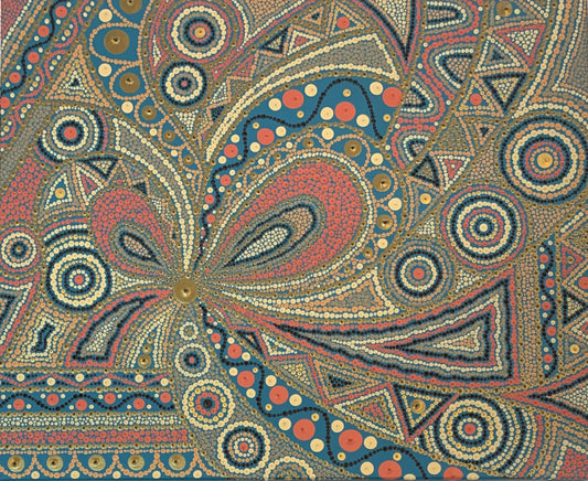 Dentelle d'or et de corail