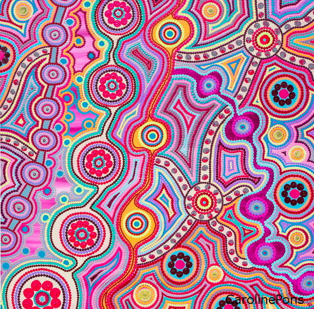 "Pink" artwork by Caroline Pons